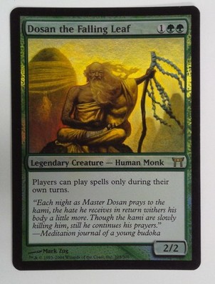 Dosan the Falling Leaf - Rare Foil MTG Magic Champions of Kamigawa 205/306 MP
