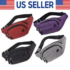 Fanny Pack Waist Bag Men Women Shoulder Hip Belt Bum Sport Travel Waterproof