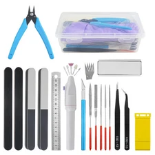 28 PCS Gundam Model Tools Kit Hobby Building Tools Set for Cars, Airplanes, B...