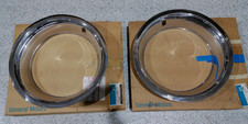 68-82 C3 Corvette Clocked 15x8 Rally Wheel Trim Rings 2-gm 3923626--nos
