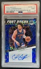 2024-25 Panini Mosaic Cade Cunningham Fast Break Auto Blue #/25 Pistons PSA 9