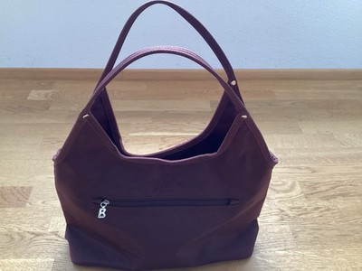 Bogner Schultertasche Nylon Bordeaux