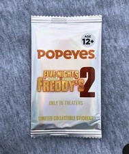 Five Nights at Freddy's Popeyes Limited Edition Collectible Sticker - UNOPENED