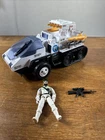 1985 GI Joe SNOW CAT + FROSTBITE 100% COMPLETE. UNBROKEN LAUNCHER TABS