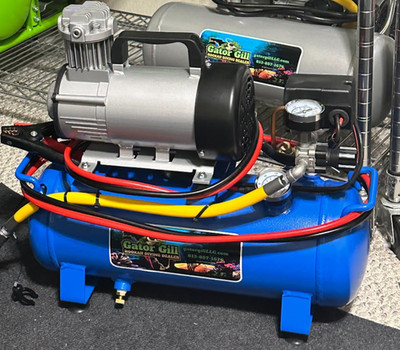 Hookah Diving aluminum tank 12-volt Pro series 1 diver 50' hose Package