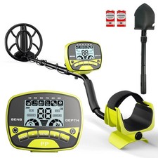 Professional Metal Detector for Adults Kids - 5 Modes, Waterproof Coil, LCD Di