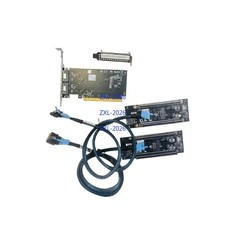 External SFF-8654 SlimSAS To 4 Port PCIe X4 X4 PCIe 4.0 Slot Adapter 2 Cable