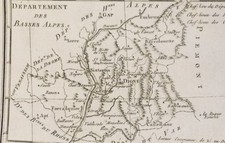 Alpes Haute Provence 1791 Manosque Sisteron Barcelonette Sault Digne Les Bains