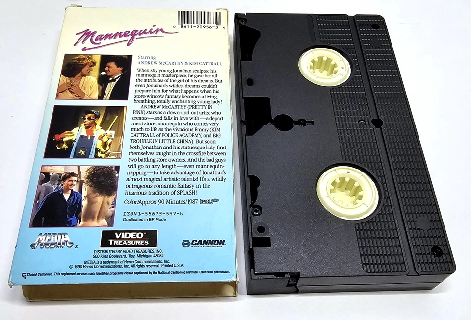 Mannequin VHS 1990 Andrew McCarthy - Image 2 of 4
