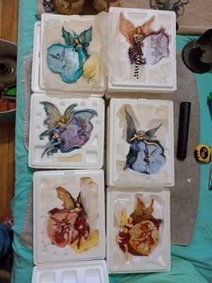 Realm Of Wonder Amy Brown Bradford Exchange Set Of 6 Fairies In Box