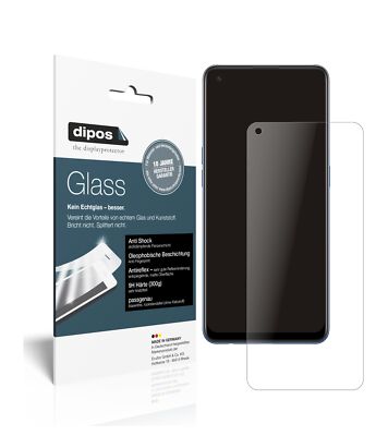 2x Schutzfolie für Oppo A74 matt - Anti-Shock 9H Folie dipos Glass
