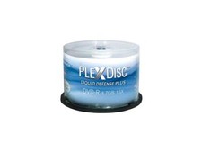 PlexDisc 4.7GB 16X DVD-R Water Resistant Glossy White Inkjet Printable 50 Packs