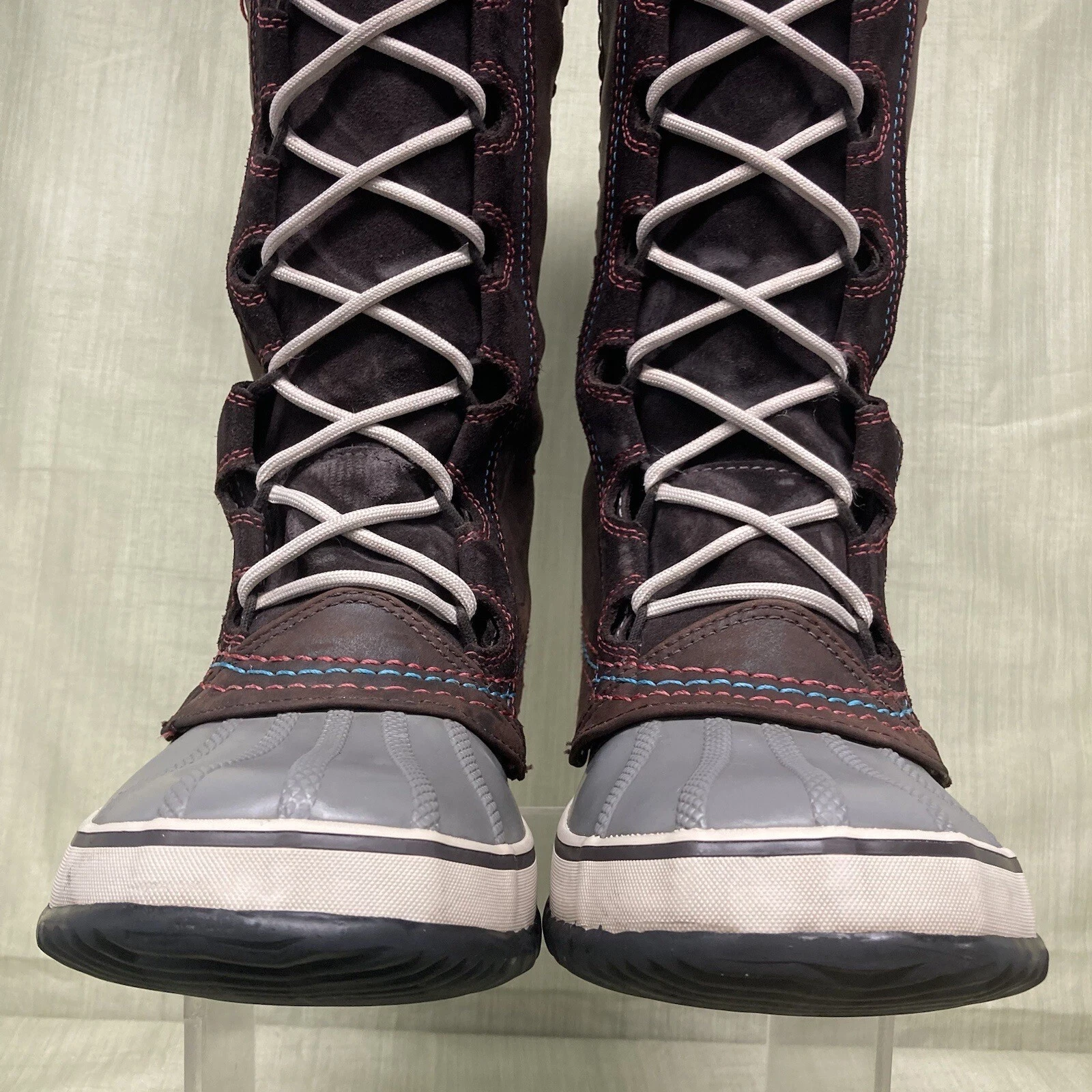 sorel cate the great leather waterproof fur lined winter snow boots