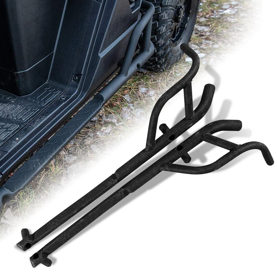Heavy Duty Side Step Nerf Bars Rock Sliders for 2018-2025 Polaris Ranger XP 1000 - Image 2 of 4
