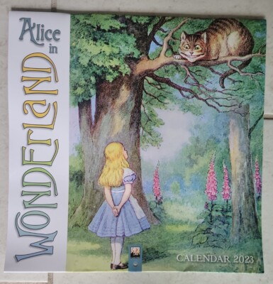 NEW ALICE IN WONDERLAND WALL ART 2023 WALT DISNEY CARTOON FLAME TREE PUB! a195