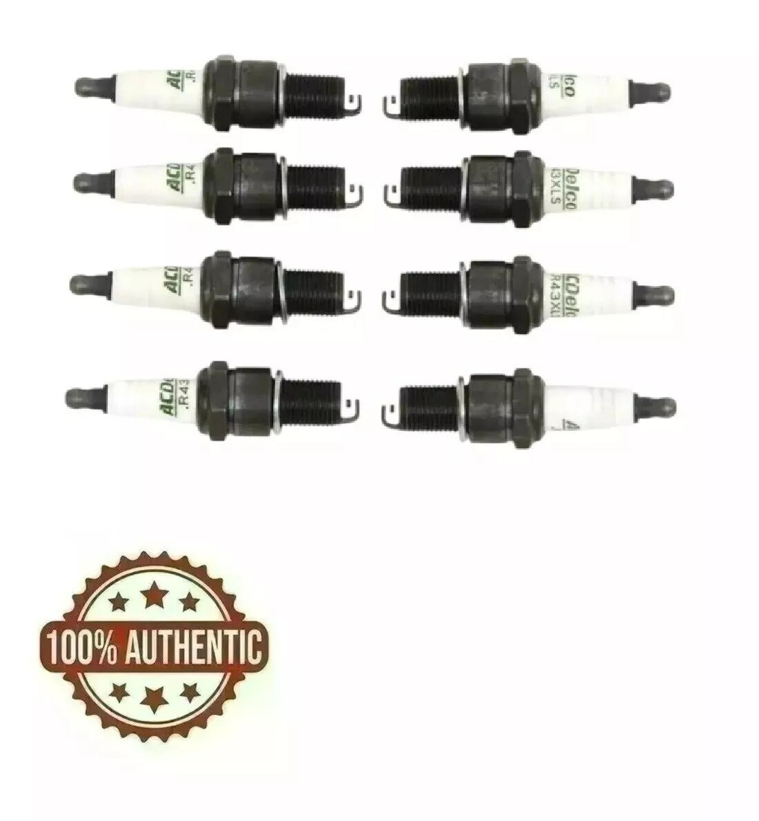 Genuine GM ACDelco Spark Plugs R43XLS Set Of 8
