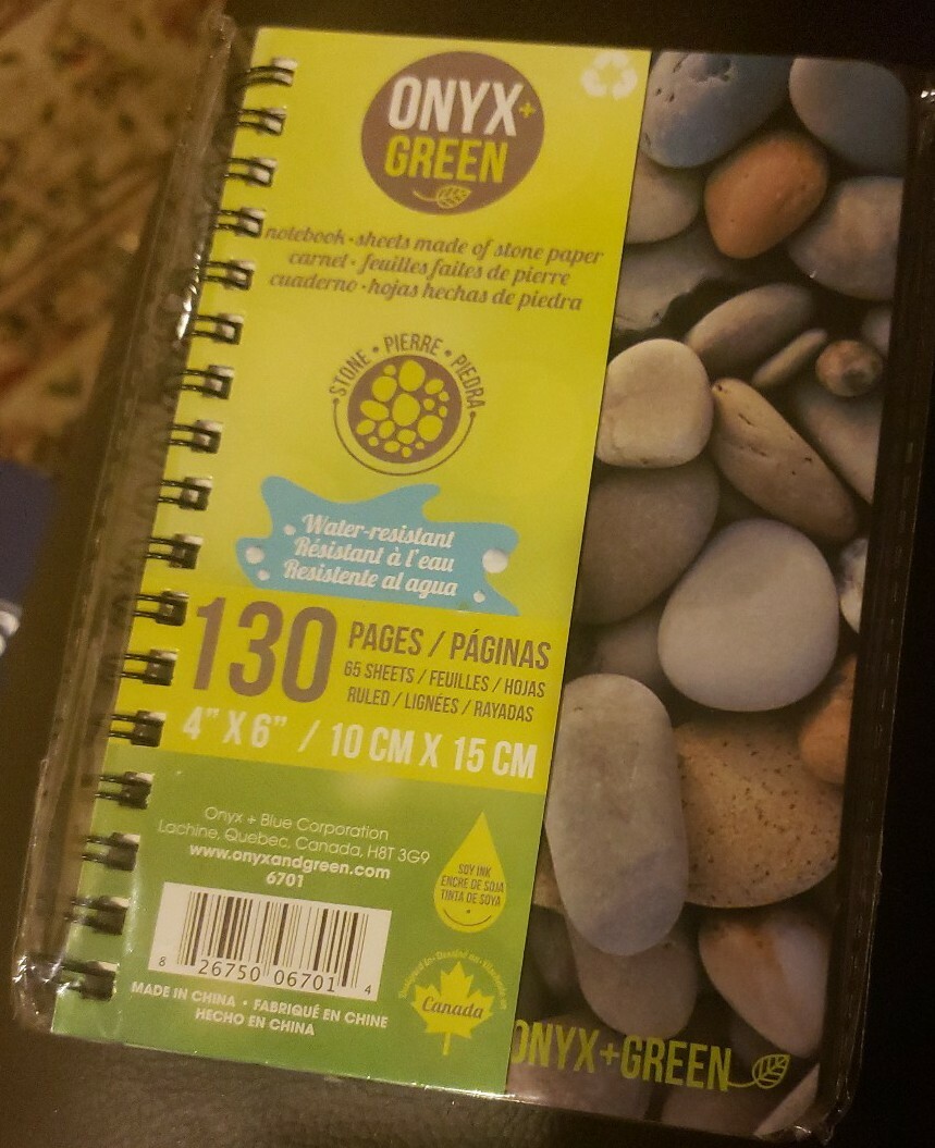 Onyx & Green Stone Paper Notebook 65 Sheets 4