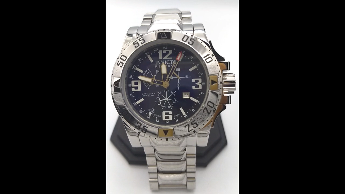 Invicta Reserve 6106 GMT Alarm Watch - Swiss Made | eBay