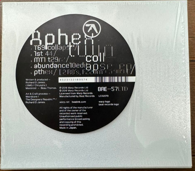 シーファックス　Ceephax　Exidy Tours【廃盤】AFX　Aphex LTM1MzUuanBlZw.jpeg