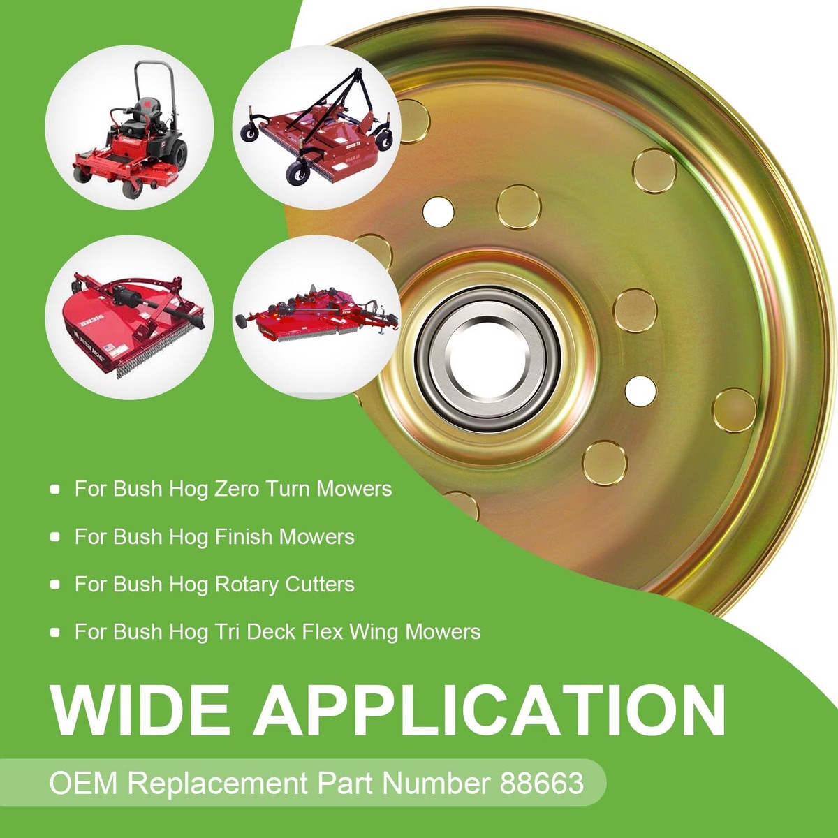 Dr.T Amazon.com : 88663 General Idler Pulley Assembly Replacement Parts