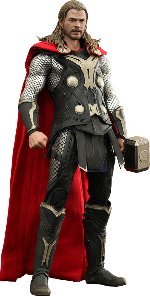 1:6 Hot Toys Thor El Mundo Oscuro Figura Movie Masterpiece Thor