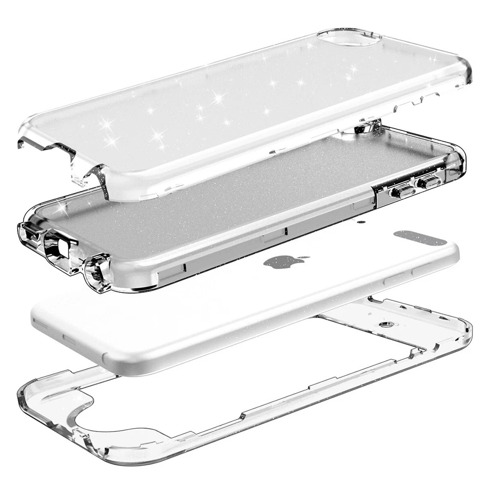 Funda brillante transparente a prueba de golpes resistente para Apple iPod Touch 7ª/6ª/5ª Foto 3 de 4