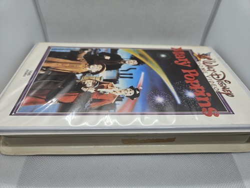 Mary Poppins VHS Walt Disney Home Video Clamshell Hardcase Vtg - Picture 3 of 6