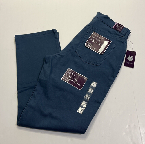 Gloria Vanderbilt Amanda Heritage Fit Jean Raincloud Blue Size 10 Short - Bild 2 von 9