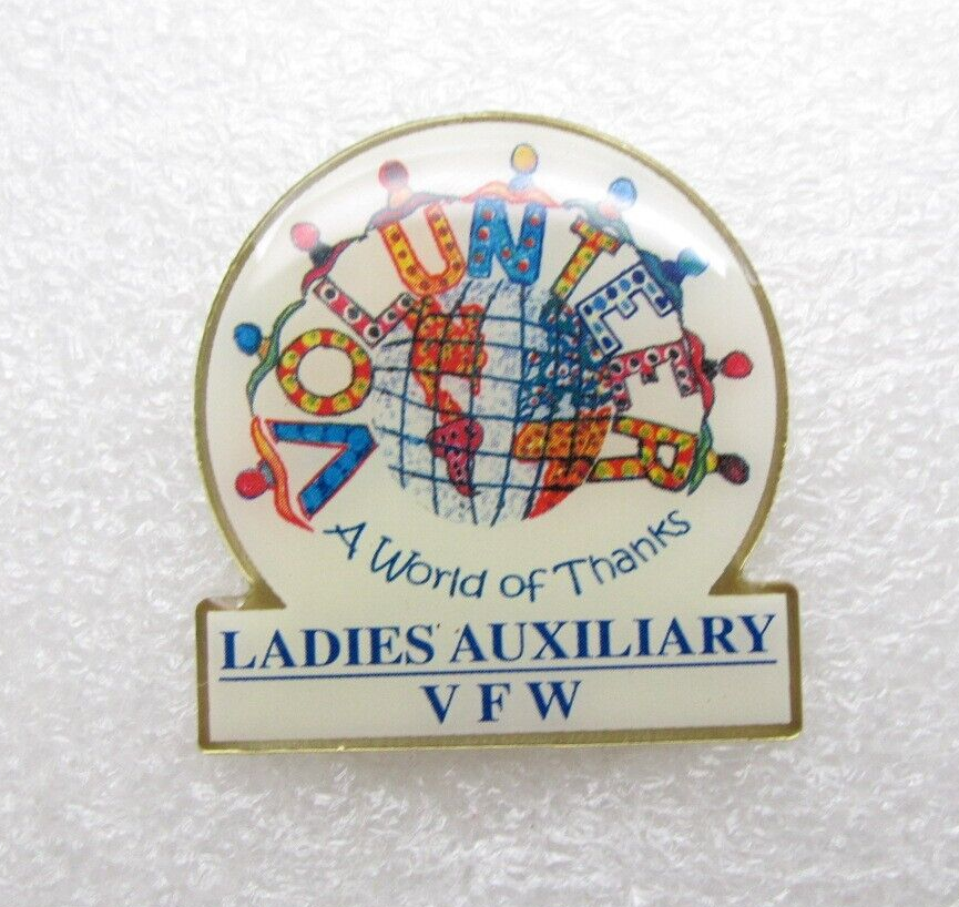 Ladies Auxiliary  World of Thanks Lapel Pin (C65)