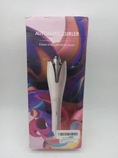 Automatic Rotating Barrel Hair Curler Rose Shape Curling Iron Wand(US Plug) .196