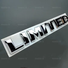 Car Limited Logo Metal Sticker Fender Trunk Emblem Badge Decal Trim Accessories