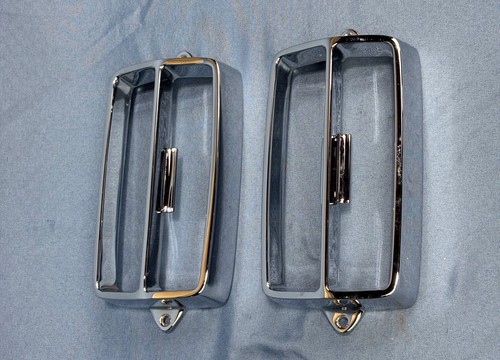 Sport Lamp Bezels 1970 71 Mercury Cyclone GT 351 429 CJ-Spoiler-Grill Light - Picture 3 of 6