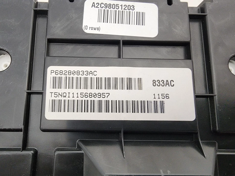 2016 Ram 1500 2500 3500 4500 5500 Instrument Cluster NO LENS Mopar 68280833AC - Изображение 2 из 4