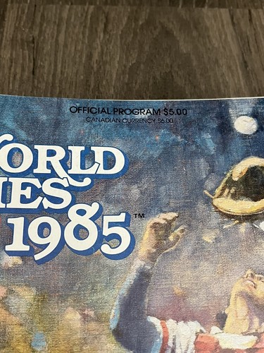 Lot 2 1980s World Series Programs 1985 1987 MLB Baseball 80s Book Magazine - Picture 12 of 19