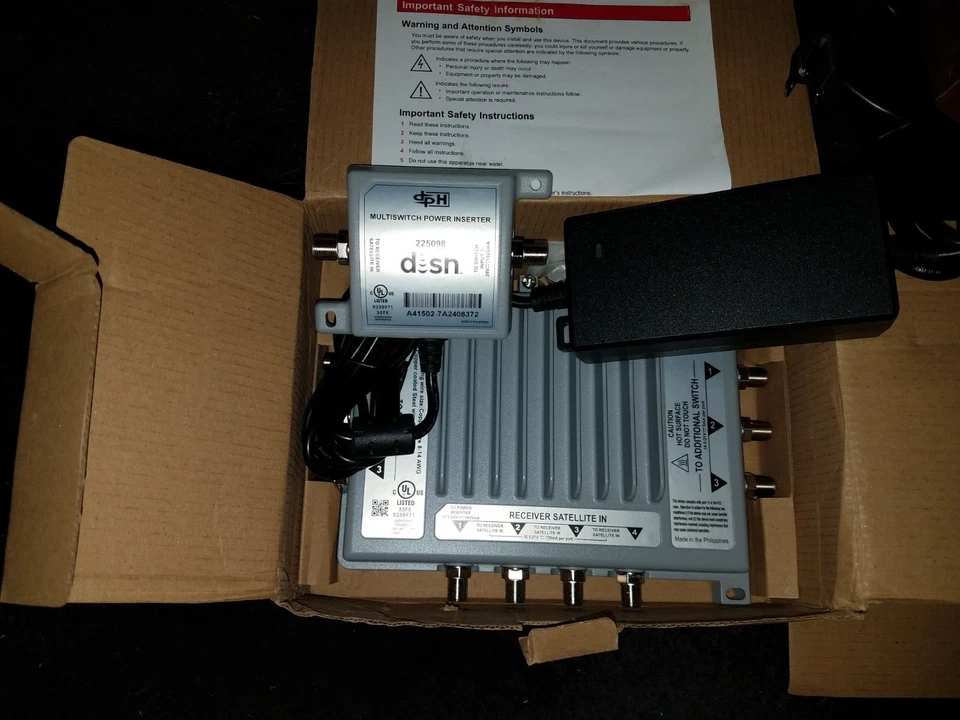 DPH34 - 225096 - Dish Network PRO Hybrid Multi-Dish Switch NEW / Replaces DPH42 - Image 3 of 4