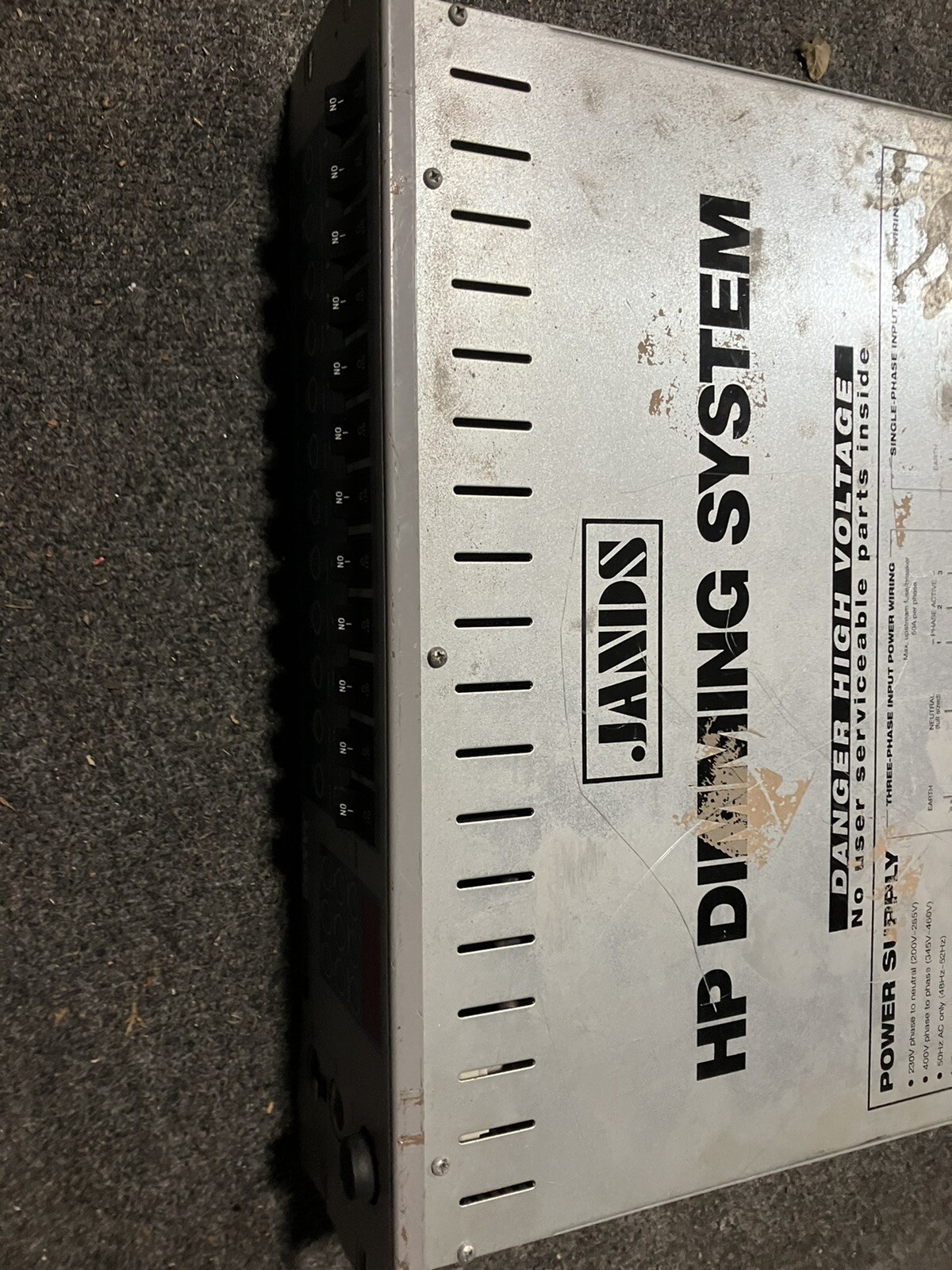 Jands HP12 TR Stage Theatre lighting 12 Channel dimmer Rack Pack Socapex faulty eBay