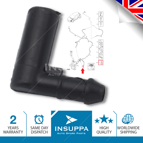 Windscreen Washer Hose Pipe Connector For Vauxhall Astra Mk5 Corsa Mk3