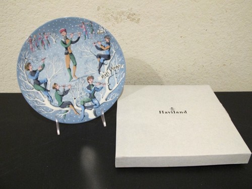 Set (12) Limoges Haviland 12 Days Of Christmas Collector Plates 1970-1981 - Picture 3 of 15
