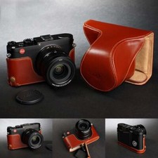 Handmade Genuine Leather Camera Cover Half Case Bag For Leica X Vario typ113