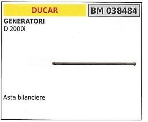 Barra Barbell Ducar motore4 Tiempo para Generador Por Corriente Eléctrico 038484