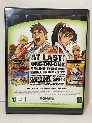 2003 Capcom vs SNK 2 EO Framed Print Ad/Poster GCN Xbox Art RYU Street Fighter B
