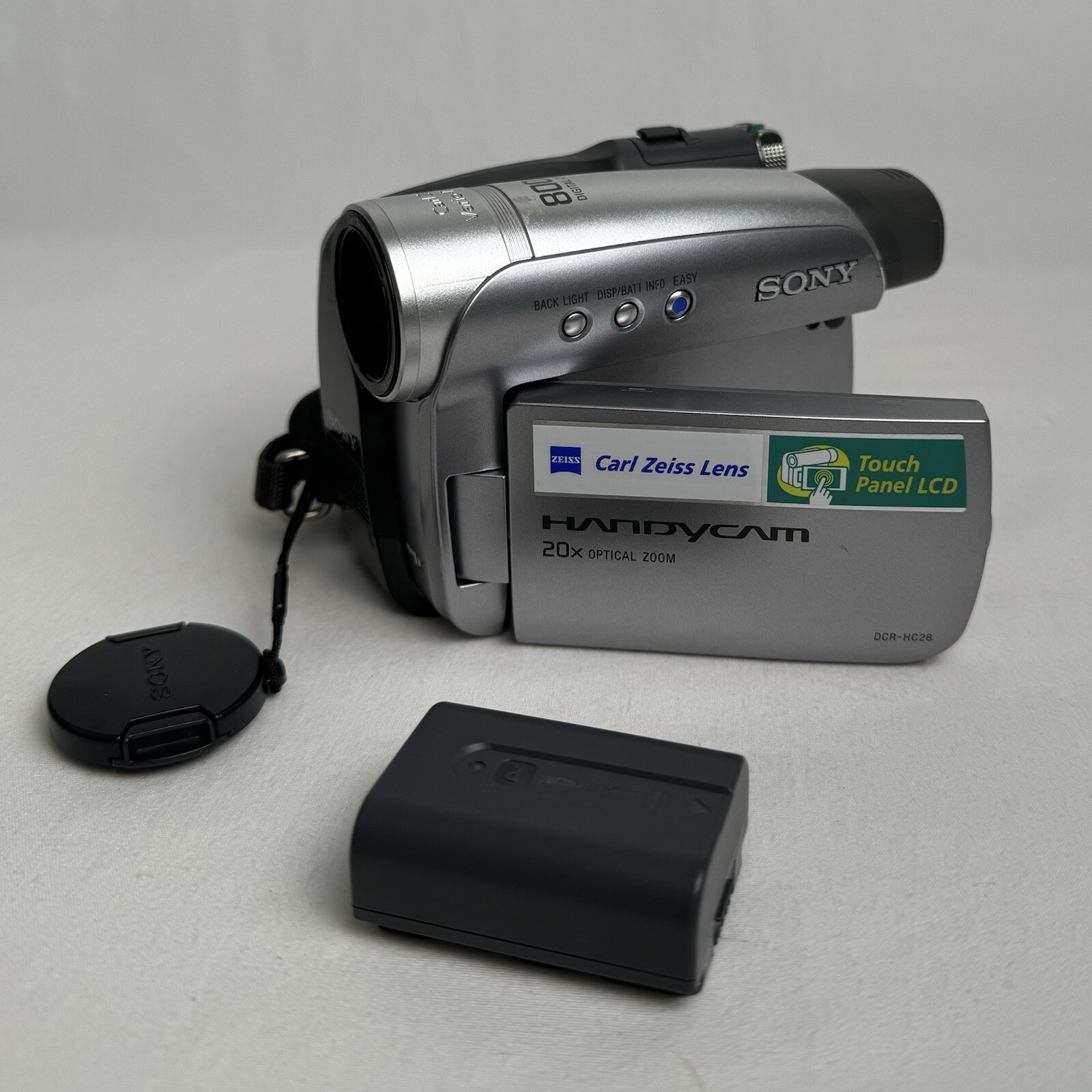 Sony Handycam DCRHC28 Mini DV Camcorder Untested 27242701403 eBay
