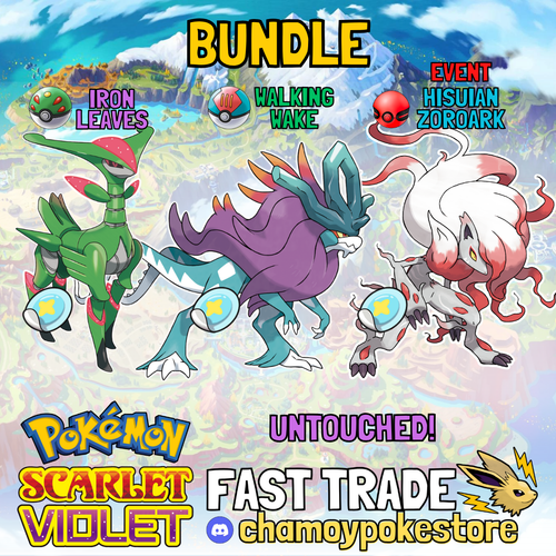 ⚡ HISUIAN ZOROARK SHINY 6IV BATTLE READY ⚡ Pokémon Scarlet and Violet - Picture 9 of 9