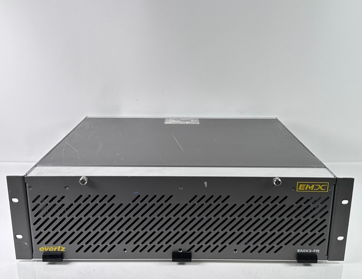 Evertz EMX3-FR 3025SW-HDSD SD/HD Master Control & Channel Branding