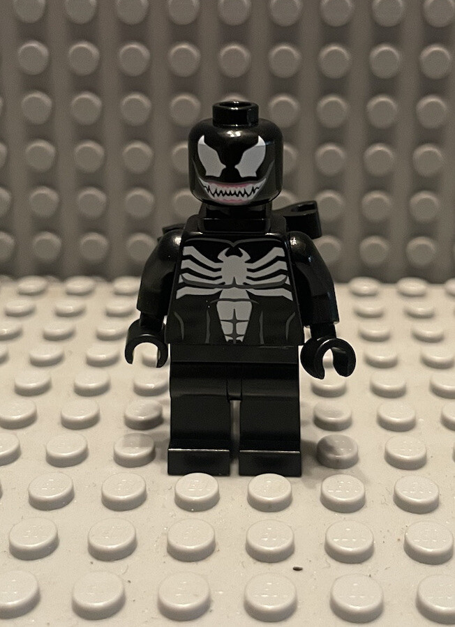 LEGO Minifigure Venom Black / sh055 Marvel Super Heroes / No