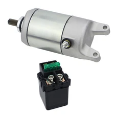 Starter For Kawasaki Prairie 650 4X4 KVF650 2002-2003 18719 with Relay