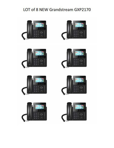 LOT of 8 New Grandstream GXP2170 - Shipping to Canada Paid by Customer - 第 1/5 張圖片