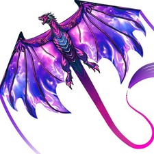 Complete Kite with Handle, Line Accessories,Easy to Fly for Kids Adults, Pe...