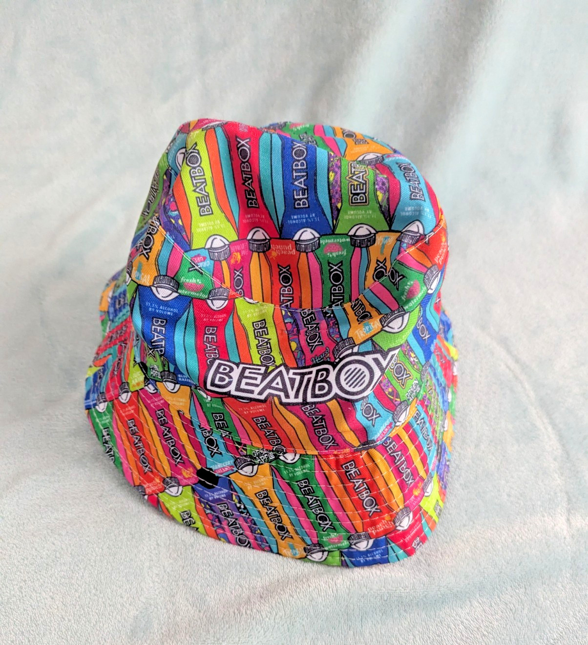 BeatBox Reversible Bucket Hat Multicolor Graphic … - image 2