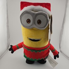 Minions Rise Of Gru Kevin Christmas Plush Jingle Bells Animated Sings Walks-NWT
